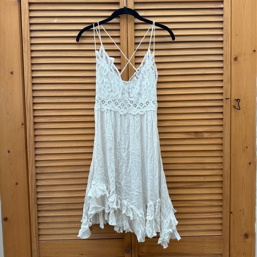FP One Free people Adella dress white size medium